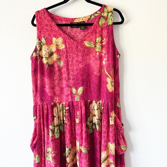 Bila Floral lagenlook Casual Comfort Dress - Picture 3 of 10